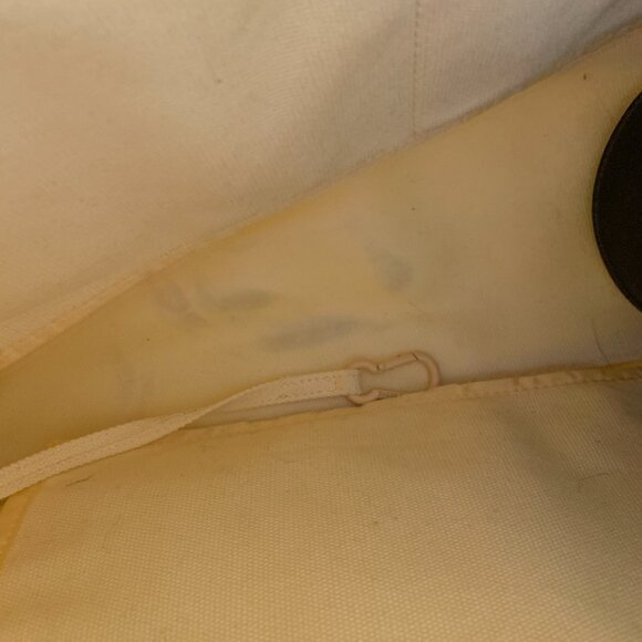 DAGNE DOVER VIDA ORGANIC COTTON TOTE IN POLLEN - SIZE SMALL - Picture 9 of 14